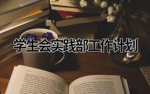 学生会实践部工作计划 (19篇）