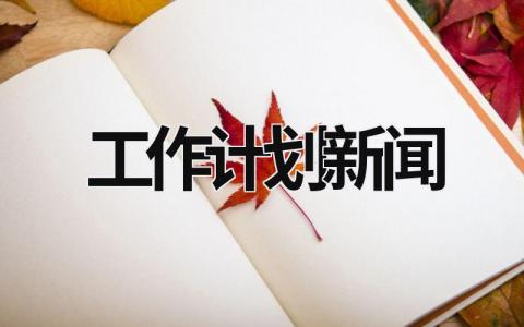 工作计划新闻 (17篇）